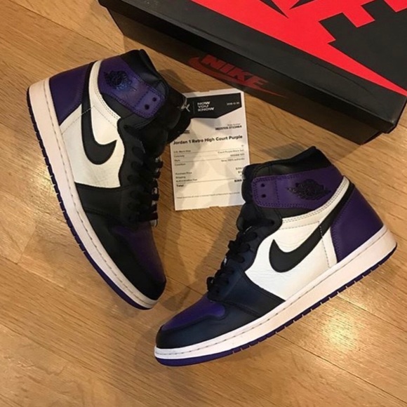 jordan 1 court purple 5.5